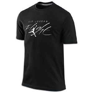 Jordan Flight Script T Shirt   Mens   Basketball   Clothing   Black