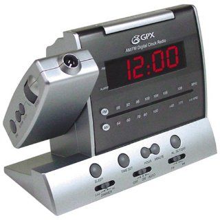 GPX CR2104PD Digital AM/FM Clock Radio with Projection
