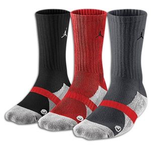 Jordan Crew 3 pack Sock   Mens   Basketball   Accessories   Black/Gym