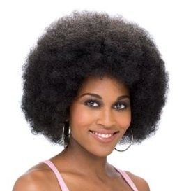 100 Human Hair Wig Jumbo Afro African American 1 1B 2 4 Off Black