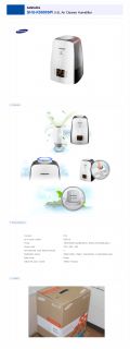  Samsung Shu K5500SPI LED 5 5 Liter Air Cleaner Humidifier White