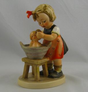 Hummel Figurine Doll Bath Hum 319 TM 4
