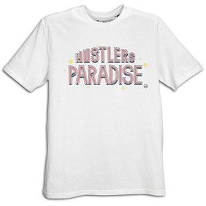 Akoo Hustlers Paradise S/S T Shirt   Mens   Casual   Clothing   White