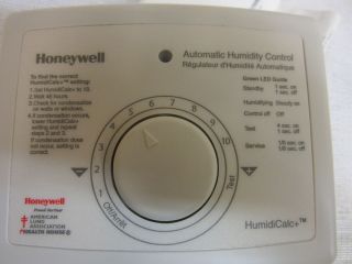 Honeywell Automatic Humidity Control H1008A1008 Used