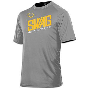 Evoshield Swag T Shirt   Mens   Baseball   Clothing   Grey