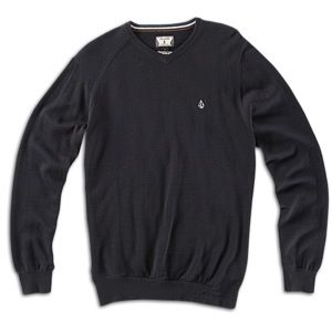 Volcom Standard Sweater   Mens   Skate   Clothing   Black