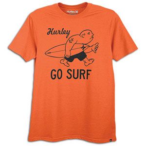 Hurley Go Surf S/S T Shirt   Mens   Casual   Clothing   Heather Blaze