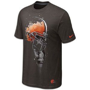 Nike NFL Tri Blend Helmet T Shirt   Mens   Cleveland Browns   Brown