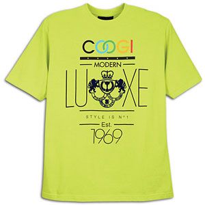 Coogi Luxe S/S T Shirt   Mens   Casual   Clothing   Lime