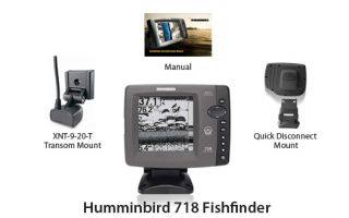 Humminbird 718 Fishfinder with Dual Beam Plus Sonar Transducer