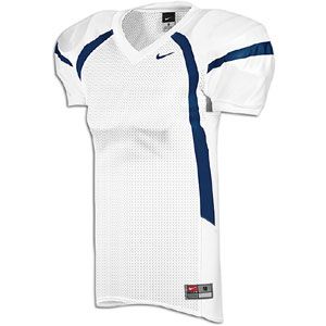 Nike Crack Back Game Jersey   Mens   Football   Clothing   White/Navy