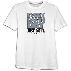 Nike T Shirts are made of 100% cotton (charcoal 50% cotton/50%