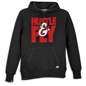 Nike Graphic Hoodie   Mens   Casual   Clothing   Black/Red