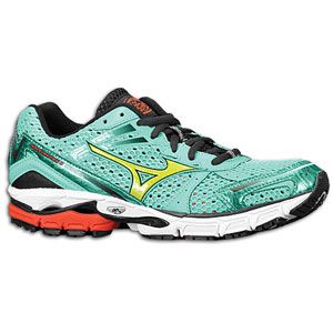 Mizuno Wave Inspire 8   Womens   Running   Shoes   Opal/Lime Punch