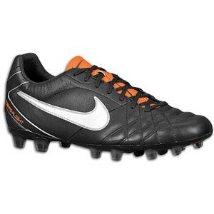 Nike Tiempo Flight FG   Mens   Soccer   Shoes   Black/Total Orange
