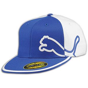 PUMA Monoline 210 Fitted Cap   Mens   Casual   Clothing   Royal/White
