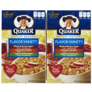 Quaker Oatmeal Instant Variety Pack, 1.125 oz   2 pk. 