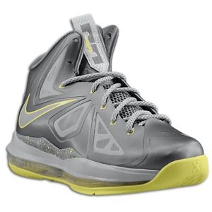 Nike Lebron X   Boys Grade School   Sport Grey/Strata Grey/Electric