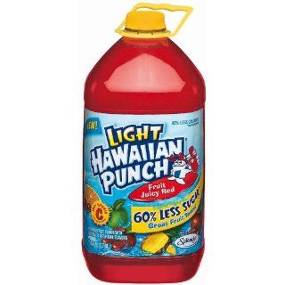 Hawaiin Punch Light Fruit Juicy Red, 128 Ounce Bottles (Pack of 4