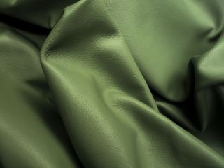 K1565 Meadow Green Leather Upholstery Cow Hide Skins