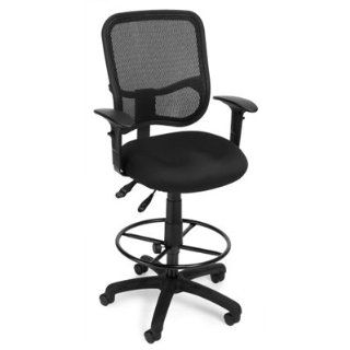  Mesh Drafting Chair with adjustable arms 130 AA DK A05