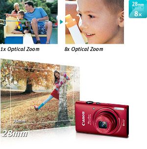 Canon PowerShot ELPH 130 IS 16.0 MP Digital Camera with 8x
