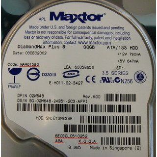  MAXTOR 6Y080L0422011 80GB ATA/133 IDE DIAMONDMAX PLUS 9 Electronics