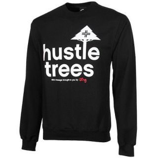 LRG Hustle Trees Crew Neck Sweatshirt Black