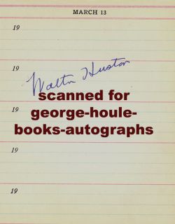Walter Huston Autograph 1933 AA Winner