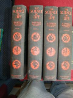 Volume Set The Science of Life 1931 H G Wells Huxley