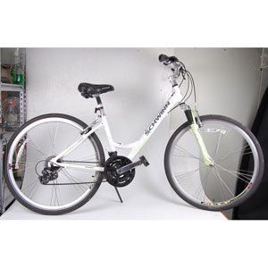   Womens Trailway Hybrid 700C Comfort Bike Bicycle Aluminum Front Susp