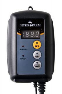 Hydrofarm MTPRTC Hydroponic Seedling Heat Mat Digital Thermostat