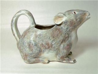 Antique Rat Creamer Cream Milk Pitcher Figural Unusual Old English