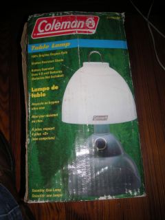 Coleman Table Lamp Battery Operated