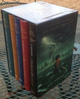 Percy Jackson and The Olympians Hardcover Boxed Set Five Novels Nice
