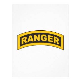 Senior Airborne Wings Ranger/Airborne Tab Personalized Flyer