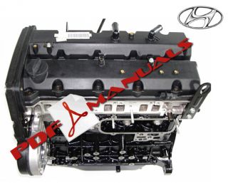 Hyundai Terracan 2 9 Turbo Diesel Engine J3 Workshop Manual HQ Printed
