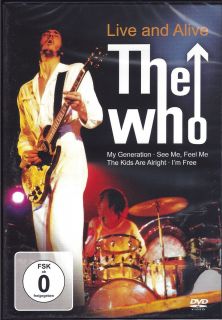 The Who Live Alive Greatest Hits DVD 20 Hits 70 Min Brand New Factory
