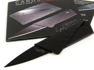 Iain Sinclair Black Cardsharp 2 Folding Credit Card Safety Knife New