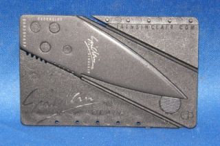 Iain Sinclair Black Cardsharp Folding Knife