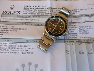Rolex Submariner 5513 Meters First Mint Condition and Fully Serviced