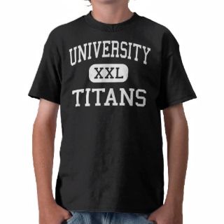 University High School Titan T Shirts, University High School Titan
