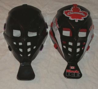 Hockey Goalie Masks Helmets Black Ice Team Canada Vtg Street Roller