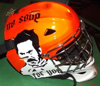 Itech Senior Goalie Mask Soup Nazi Ice Hockey SR Helmet