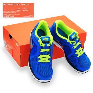 NIKE DUAL FUSION RUN (GS) BIG KIDS Sz 6 Running Sneakers Shoes 525590