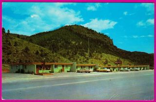   Buick Oldsmobile Cars Hwy 6 40 Motel Idaho Springs CO 60s Postcard