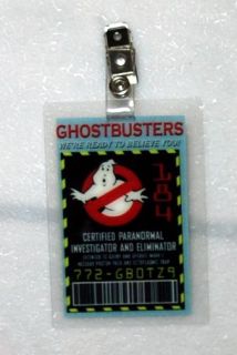 Ghostbusters ID Badge Paranormal Investigator
