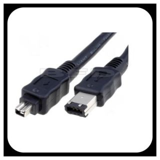Brand New IEEE 1394 FireWire Cable 6 Pin Male to 4Pin Male   6 Feet