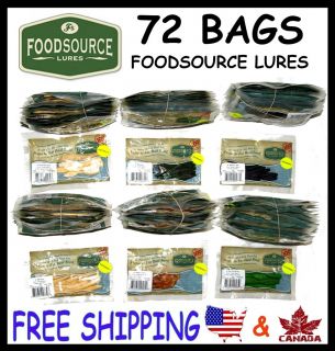 72 Bags Foodsource Fishing Baits Environmental Baits