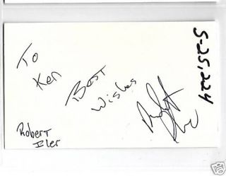 Robert Iler Signed Autographed PSA DNA Index Card Auto
